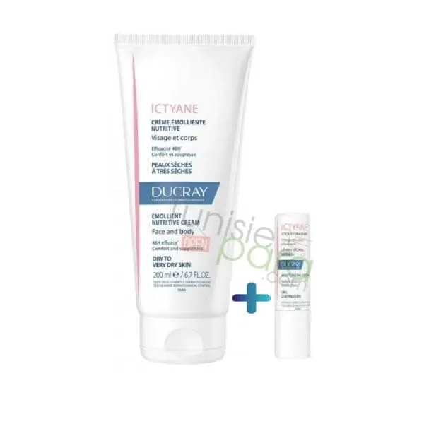 DUCRAY Duo Ictyane crème + Stick lèvres