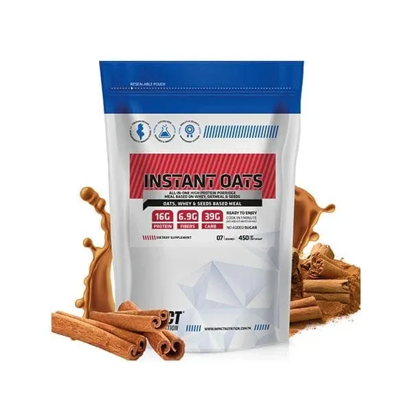 IMPACT Instant Oats CINNAMON 450g
