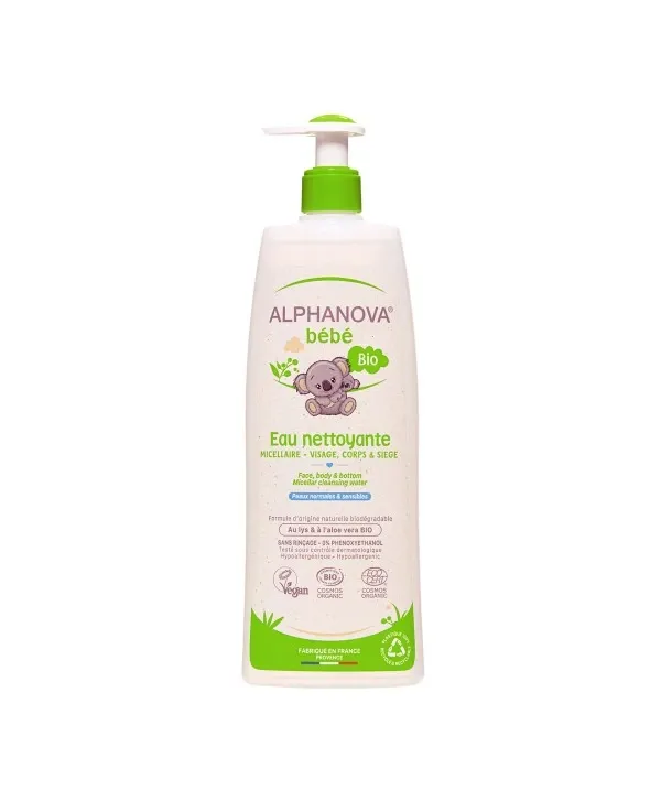 Alphanova Eau Nettoyante Micellaire Bio 500 Ml
