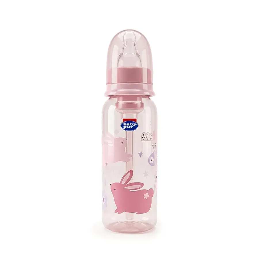 Baby Pur Biberon en Plastique Anti-Colique Earth Colors 250 ml Ref 72505