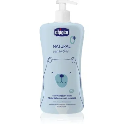 CHICCO NATURAL SENSATION GEL DOUCHE CORPS ET CHEVEUX 0M+ 500ML
