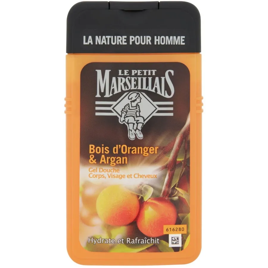 Le Petit Marseillais Gel Douche Homme Bois d’Oranger & Argan
