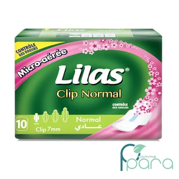 LILAS Serviettes Clip Micro Aérée 10 Parfumée