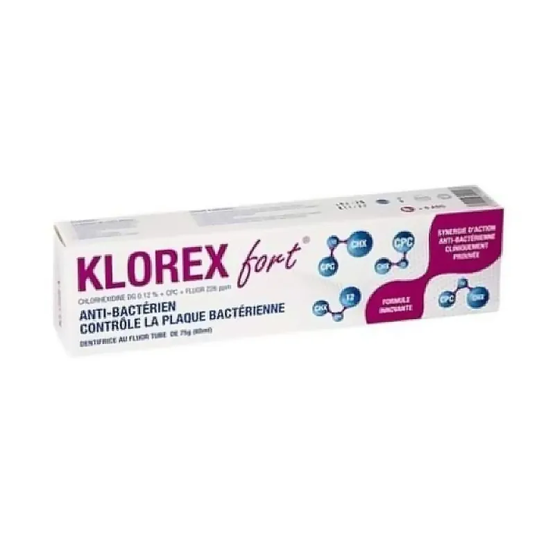 STODERMA KLOREX FORT DENTIFRICE AU FLUOR 65ML