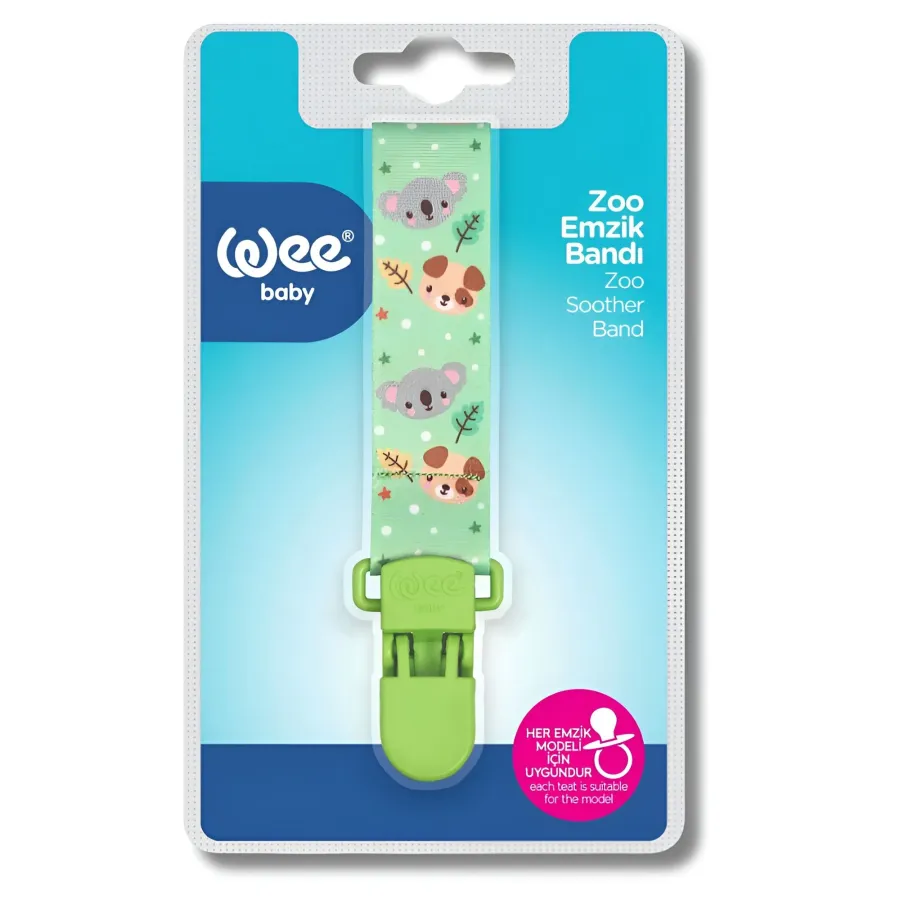 WEE BABY - ATTACHE SUCETTE RUBAN ANIMAUX