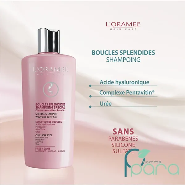 LORAMEL Shamp Cheveux Bouclés,300ml