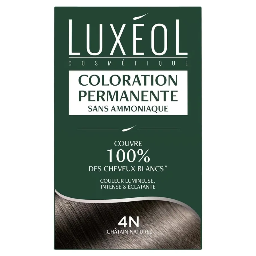 Luxéol Coloration Permanente 4N – Châtain Naturel