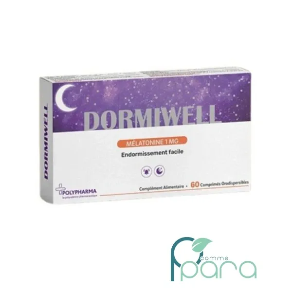 POLYPHARMA Dormiwell Melatonine1Mg, 60Cps