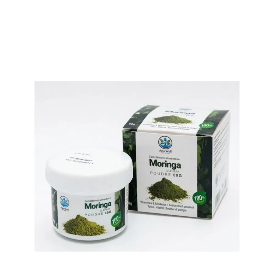 Azurwell - Moringa en poudre - 50 gr