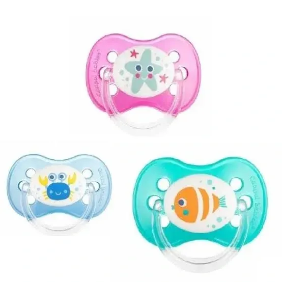 CANPOL BABIES SUCETTE CERISE NATURE SILICONE 0-6M REF 22/410
