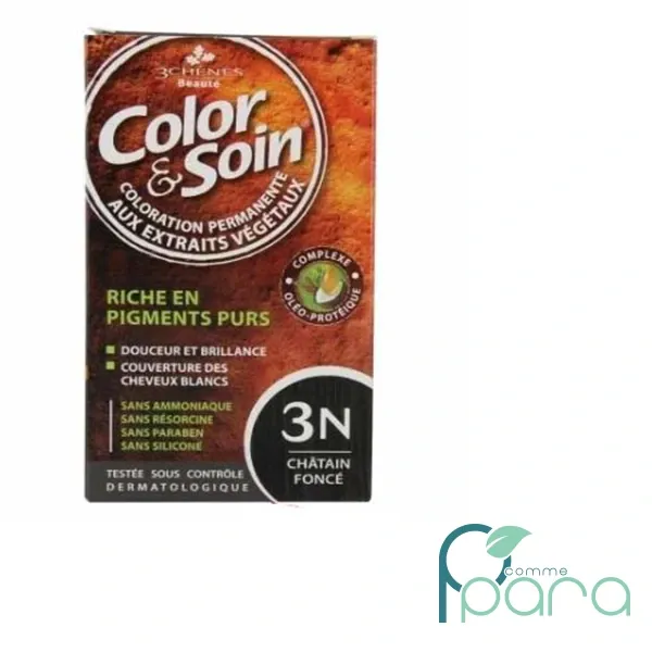 3 Chênes Color&Soin Chatain Foncé 3N