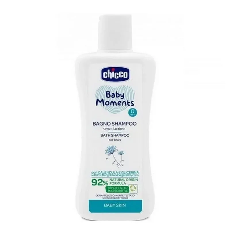 CHICCO Baby Moment NO-TEARS Bain-Shampoing cheveux et corps 200 ml