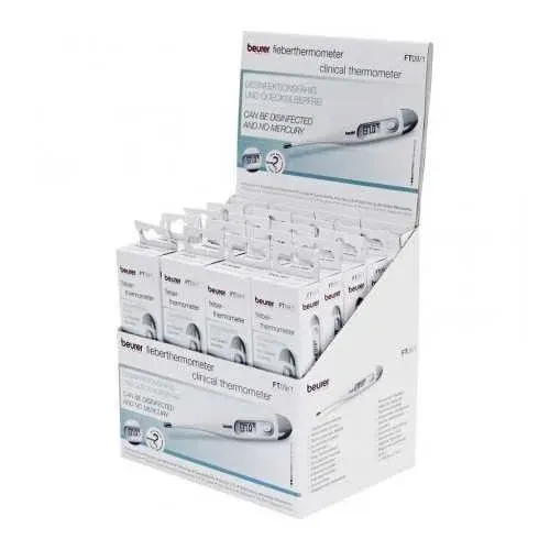 BEURER Display de 20 FT09 Thermometre digital blanc