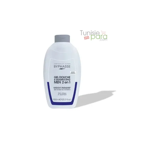 BYPHASSE GEL DOUCHE ET SHAMP 2 EN 1 GROOVY 600 ml