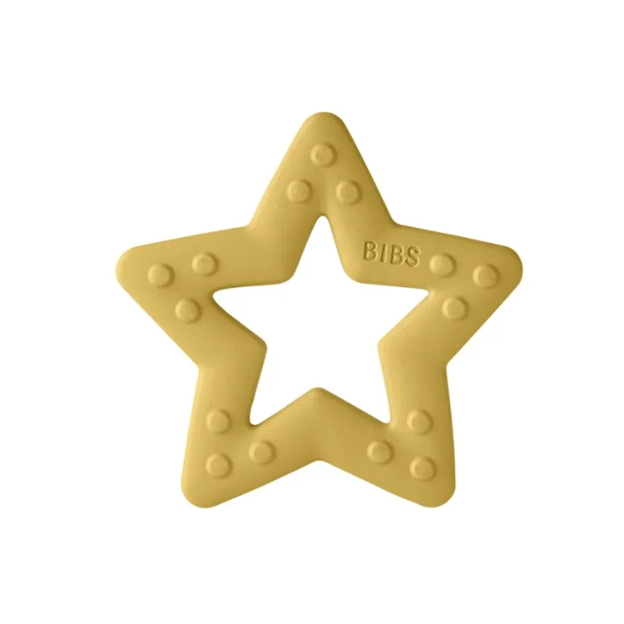 BIBS BABY BITIE STAR MUSTARD 100