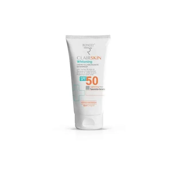 Roncey Clairskin Creme Eclaircissante SPF 50+