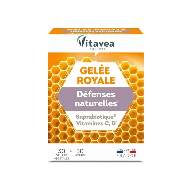 VITAVEA Gelée Royale Défenses Naturelles 30 Gélules