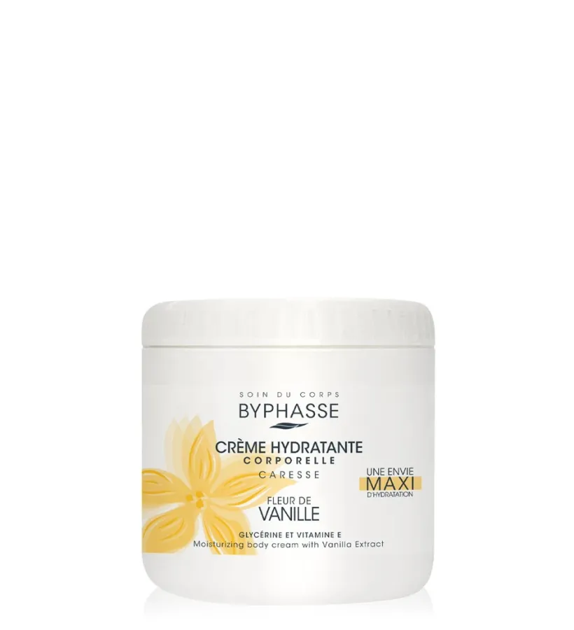 BYPHASSE Crème Hydra Corps à L’extrait De Vanille 500mL