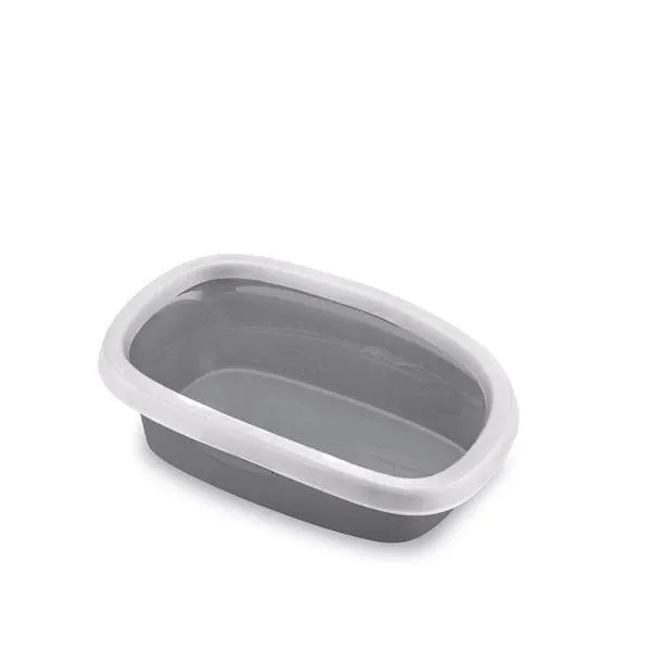 bac a litiere sprint 10 gris 43x31x14h