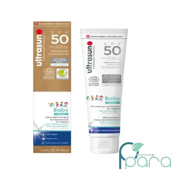 ULTRASUN Baby Minéral Protection SPF50,100ml