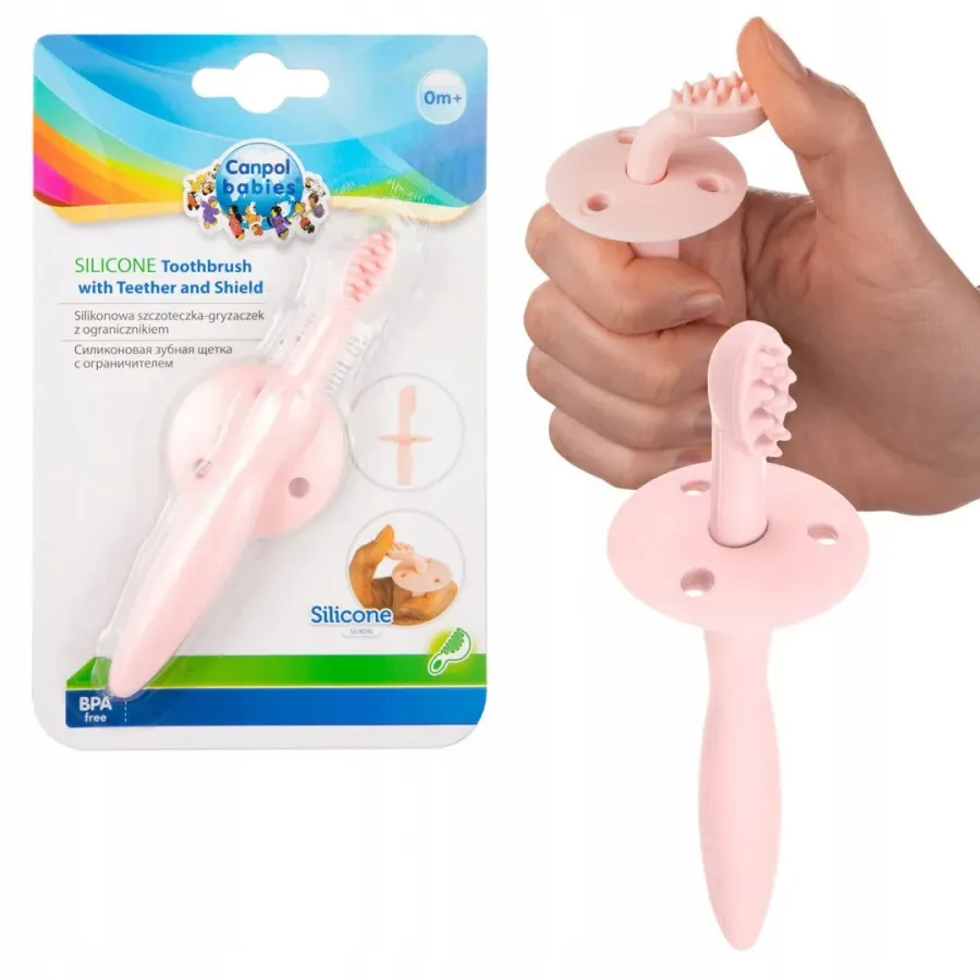 Canpol Babies Brosse a Dents en Silicone