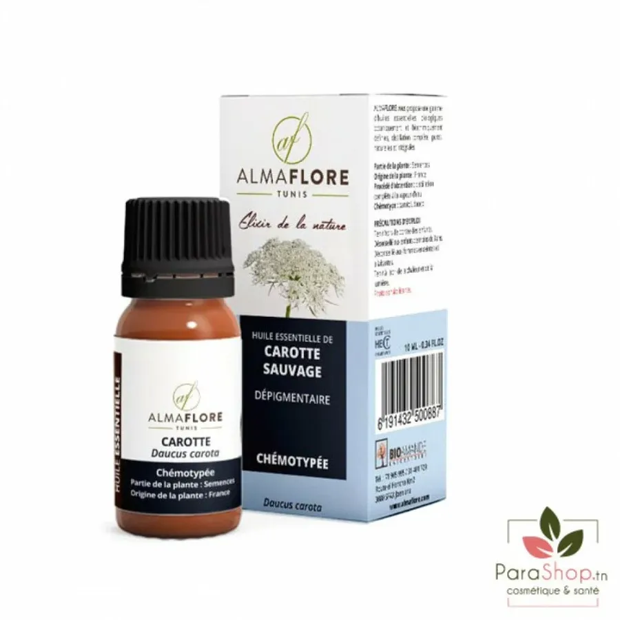 ALMAFLORE Huile Essentielle de Carotte Sauvage 10ML