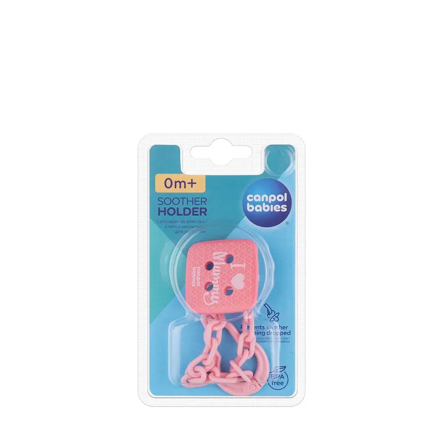 Canpol babies I love mummy - Attache sucette - 0m+