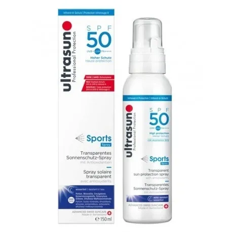 ULTRASUN SPORTS - SPRAY SOLAIRE SPF 50 150 ML