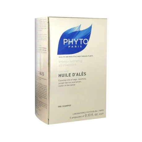 Phyto Huile d’Alès Hydratation Cheveux Secs 5 x 10 ml