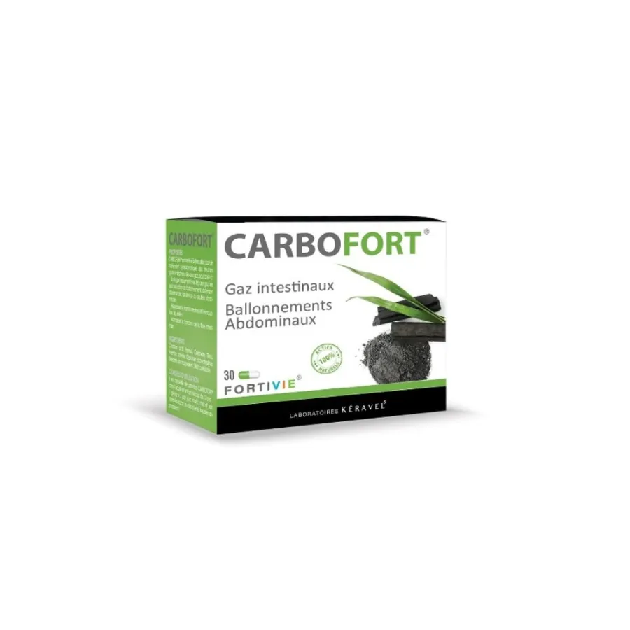 KERAVEL Carbofort 30 Gélules