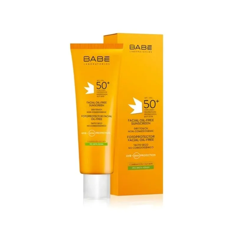 BABE Ecran Solaire SPF50+ Peau Mixte/Grasse 50 mL