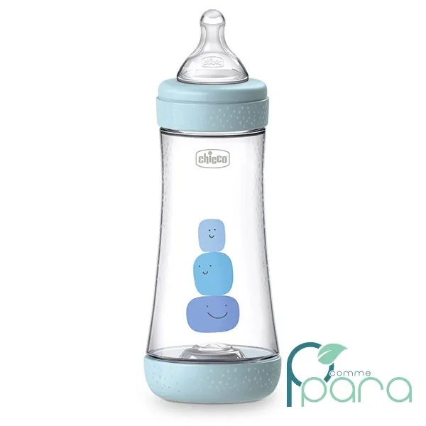 CHICCO Biberon Perfect5 Bleu, 300ml