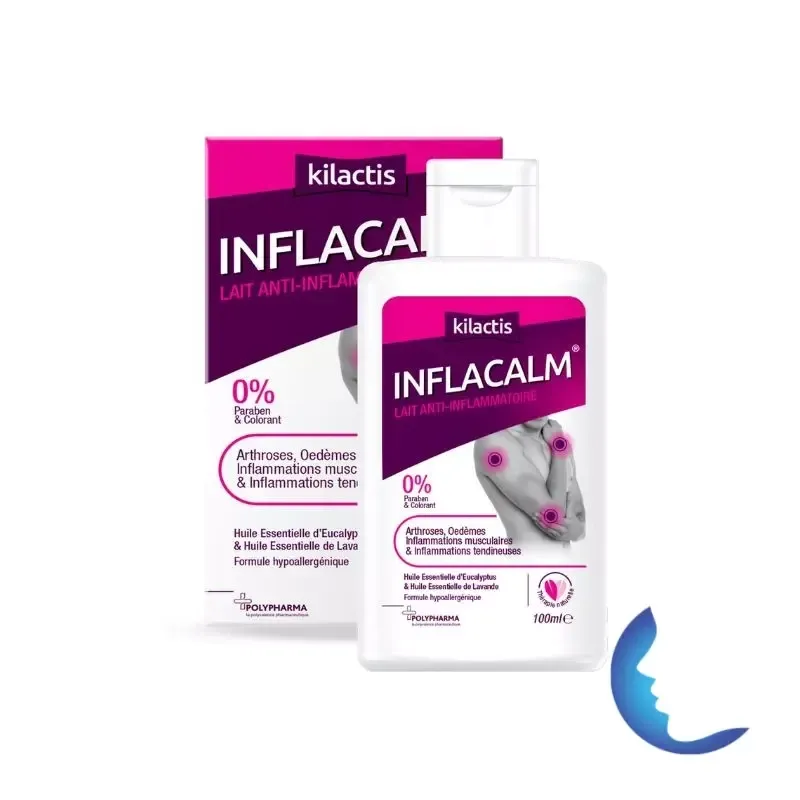 Kilactis Inflacalm Lait Anti-douleur, 100ml