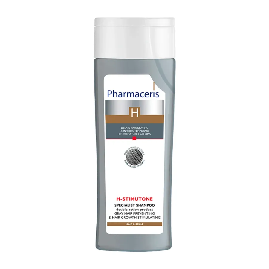 PHARMACERIS H-STIMUTONE Shampooing Anti-cheveux Gris et Repousse