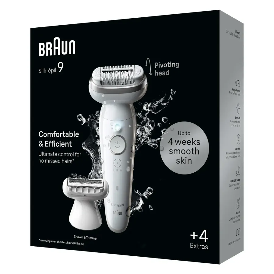 Braun Epilateur Electrique Silk-Epil 9 SES 9-041