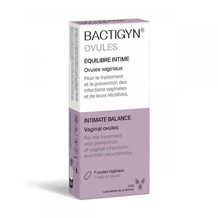 Bactigyn Ovules Equilibre Intime 7 Ovules Vaginaux