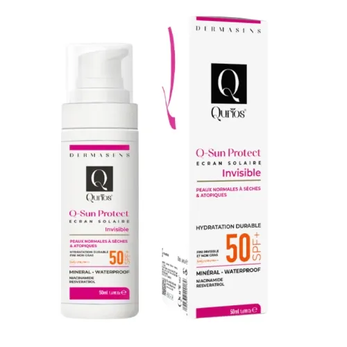 QURIOS ÉCRAN SOLAIRE Q-SUN INVISIBLE SPF50+ 50ML