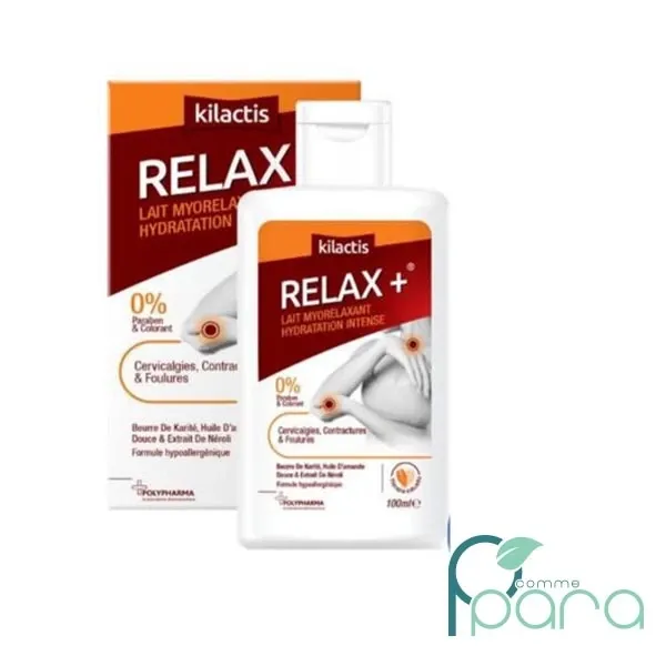 POLYPHARMA Relax + Lait Myorelaxant,100ml