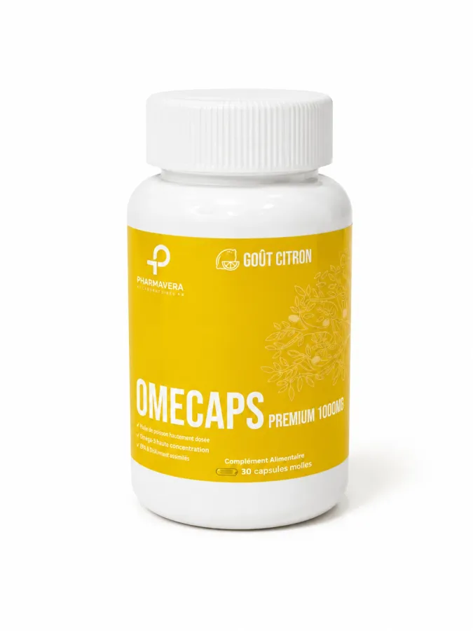 Pharmavera Omecaps Premium B/30 Capsules Molles Goût Citron