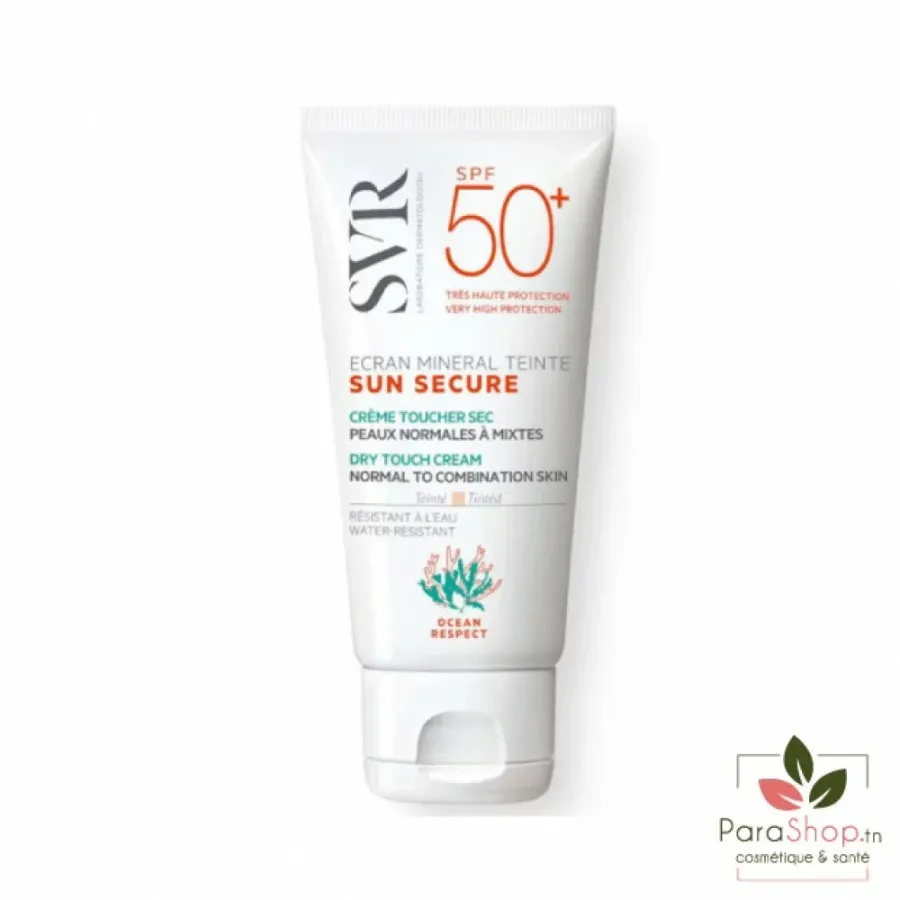 SVR SUN SECURE ECRAN MINERAL TEINTE Peau normale a mixte SPF50+