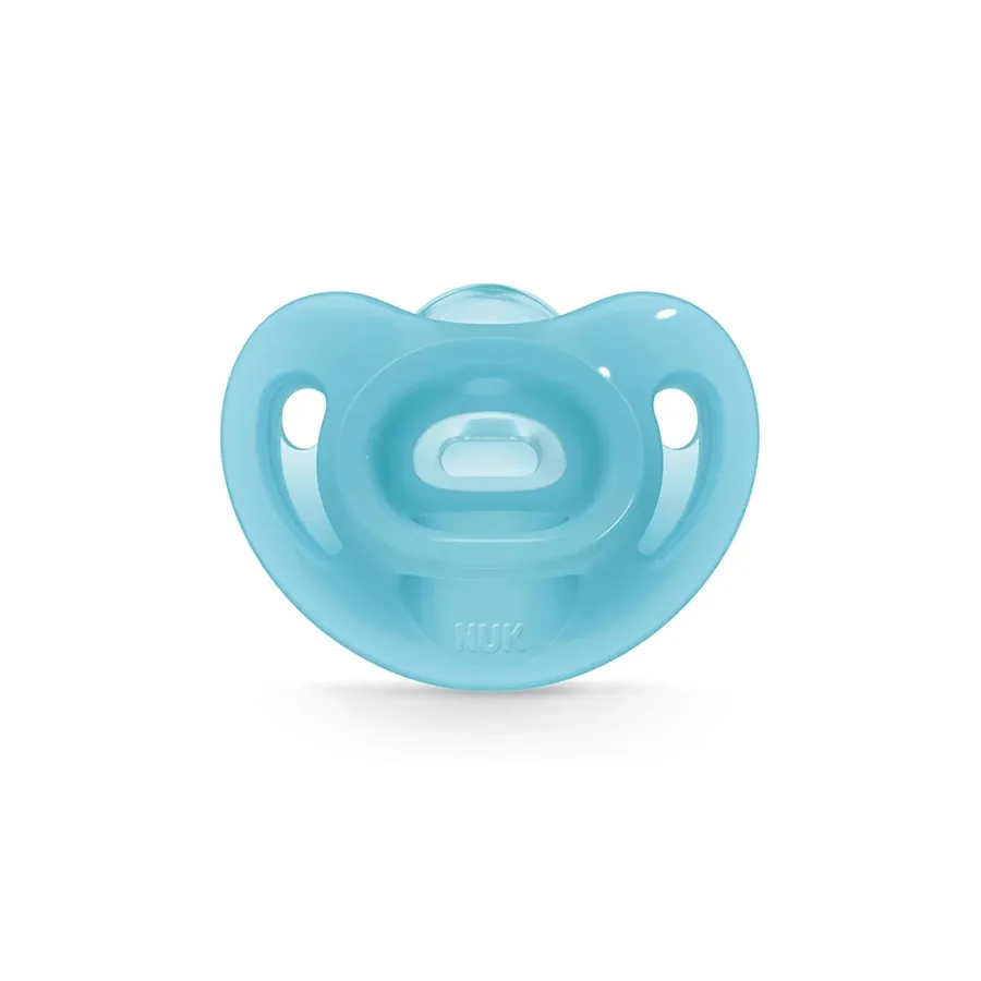 NUK Sucette Sensitive Avec Boite 6-18m Bleu