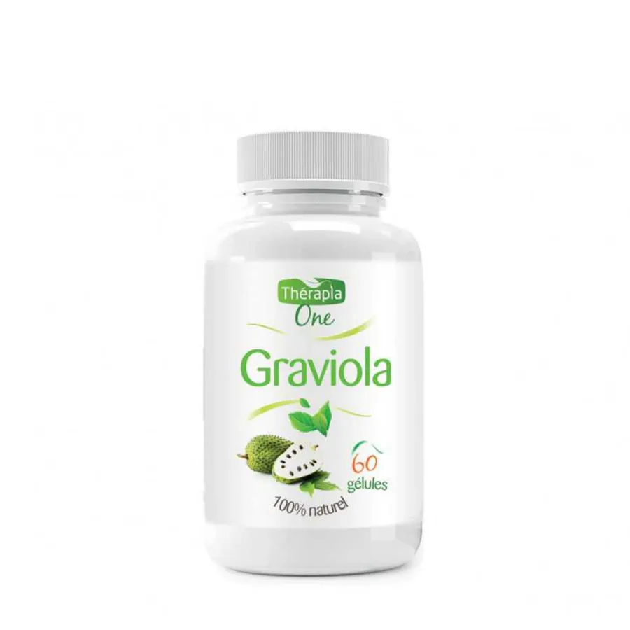 Therapia Graviola - Compliment alimentaire antioxydant - Défense immunitaire - 100% naturel - 60 gélules