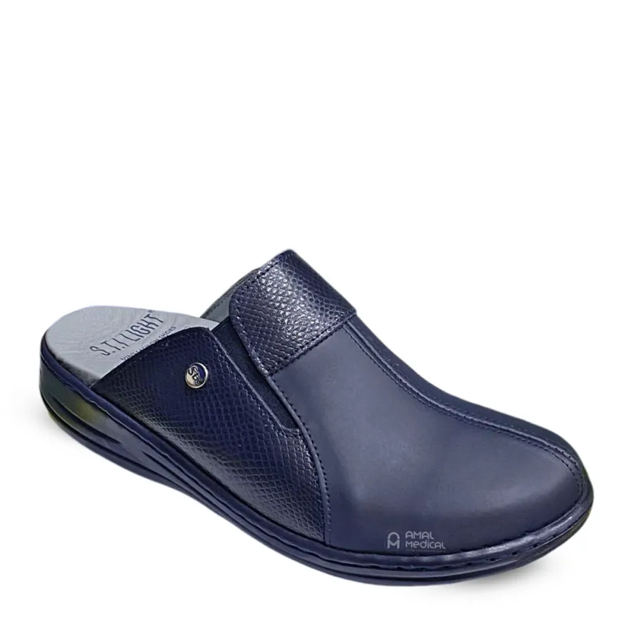 STI Orthopedic - Sabot orthopédique hommes - Sti Light050 - Bleu Nuit Croco