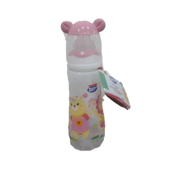 baby pur biberon en polypropylene col standard funny pp rose 125 ml REF 72002