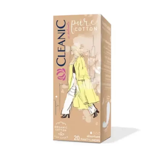 CLEANIC PURE COTTON PROTEGE SLIPS NON PLIES 20 PIECES