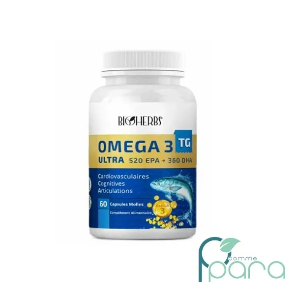 BIOHERBS Oméga 3, 60 Gélules