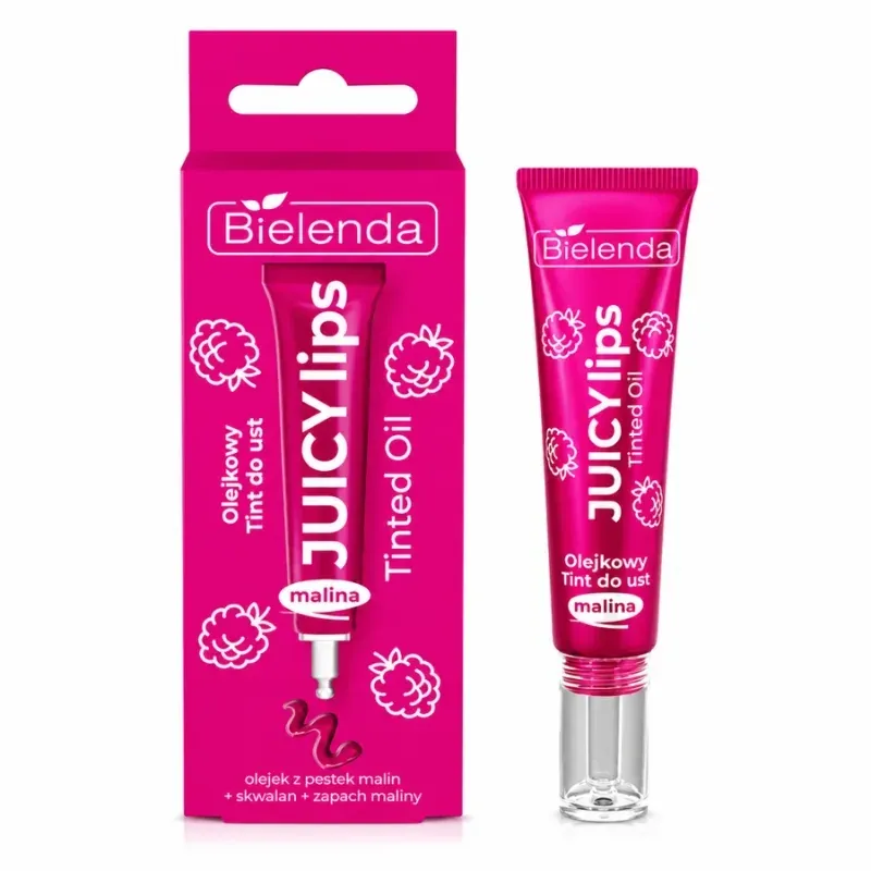 Bielenda Juicy Lips Huile a Levres Teintee Framboise 10 g