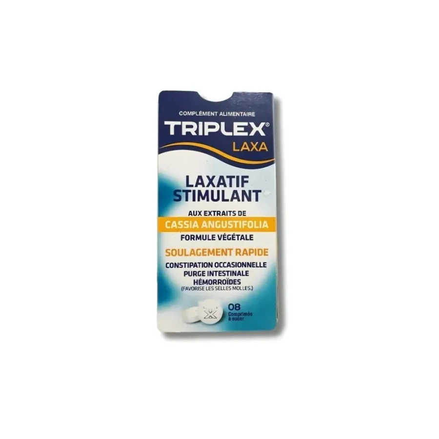 Triplex LAXA – Laxatif Stimulant 8 Comprimés