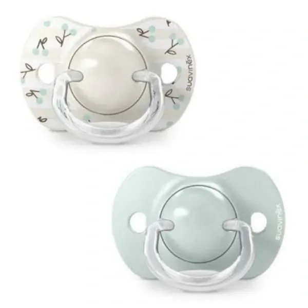 SUAVINEX 2 Sucettes Mini 0-2 M Birdies Vert