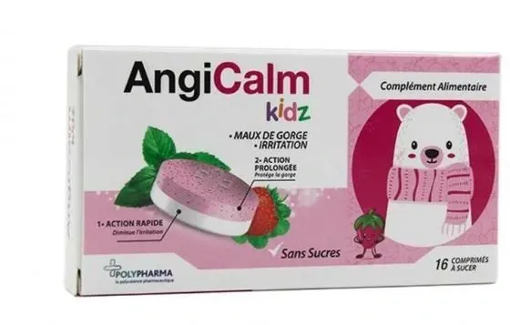 AngiCalm Kidz - 16 comprimés à sucer